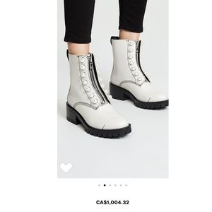 3.1 Phillip Lim White Combat Boots